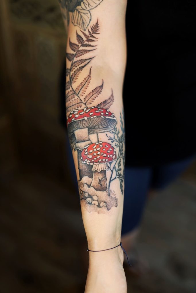 Tatuaż muchomor